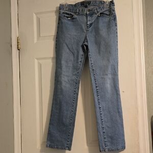 Ralph Lauren Blue Straight Leg Jeans. Petite